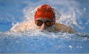 16 December 2022; Thomas Price of Lisburn Swimming Club competes in the Men's 400m Individual Medley final during day two of the Irish National Winter Swimming Championships 2022 at the National Aquatic Centre, on the Sport Ireland Campus, in Dublin. Photo by David Fitzgerald/Sportsfile