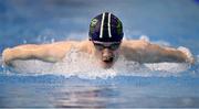 16 December 2022; Donnacha McCarthy of New Ross Swimming Club competes in the Men's 400m Individual Medley final during day two of the Irish National Winter Swimming Championships 2022 at the National Aquatic Centre, on the Sport Ireland Campus, in Dublin. Photo by David Fitzgerald/Sportsfile