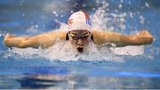 16 December 2022; Ellen Walshe of Templeogue Swimming Club competes in the Women's 50m butterfly final during day two of the Irish National Winter Swimming Championships 2022 at the National Aquatic Centre, on the Sport Ireland Campus, in Dublin. Photo by David Fitzgerald/Sportsfile
