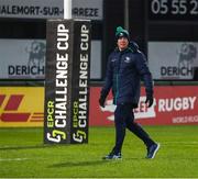 16 December 2022; Connacht director of rugby Andy Friend before the EPCR Challenge Cup Pool A Round 2 match between CA Brive and Connacht at the Stade Amédée-Doménech in Brive, France. Photo by Manuel Blondeau/Sportsfile