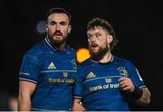 16 December 2022; Rónan Kelleher, left, and Andrew Porter of Leinster during the Heineken Champions Cup Pool A Round 2 match between Leinster and Gloucester at the RDS Arena in Dublin. Photo by Seb Daly/Sportsfile