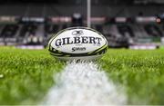 16 December 2022; The official ball of the EPCR Challenge Cup pictured before the EPCR Challenge Cup Pool A Round 2 match between CA Brive and Connacht at the Stade Amédée-Doménech in Brive, France. Photo by Manuel Blondeau/Sportsfile