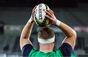 16 December 2022; A Connacht player warms-up before the EPCR Challenge Cup Pool A Round 2 match between CA Brive and Connacht at the Stade Amédée-Doménech in Brive, France. Photo by Manuel Blondeau/Sportsfile