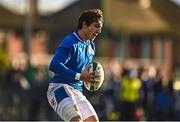17 December 2022; Tommaso Simoni of Italy during the U20 Rugby International Friendly match between Ireland and Italy at Clontarf RFC in Dublin. Photo by Sam Barnes/Sportsfile
