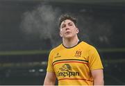 17 December 2022; Tom Stewart of Ulster after the Heineken Champions Cup Pool B Round 2 match between Ulster and La Rochelle at Aviva Stadium in Dublin. Photo by Ramsey Cardy/Sportsfile