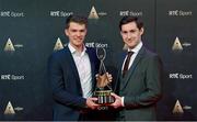 17 December 2022; In attendance during the RTÉ Sports Awards 2022 at RTÉ studios in Donnybrook, Dublin, are RTÉ Sports Team of the Year, 2022 World and European Rowing Championships men's lightweight double sculls gold medallists, Fintan McCarthy, left, and Paul O'Donovan. Photo by Seb Daly/Sportsfile