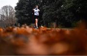 18 December 2022; Ruth Monaghan of Sligo AC competing in the Women's Senior 20km walk during the 123.ie National Race Walk Championships at St. Anne's Park in Raheny, Dublin. Photo by Ben McShane/Sportsfile