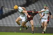 18 December 2022; Colin Fennelly of Shamrocks Ballyhale in action against Philip O'Mahony of Ballygunner during the AIB GAA Hurling All-Ireland Senior Club Championship Semi-Final match between Ballygunner of Waterford and Shamrocks Ballyhale of Kilkenny at Croke Park in Dublin. Photo by Sam Barnes/Sportsfile