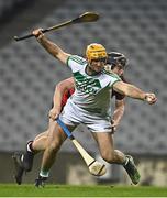 18 December 2022; Colin Fennelly of Shamrocks Ballyhale is fouled by Philip O'Mahony of Ballygunner during the AIB GAA Hurling All-Ireland Senior Club Championship Semi-Final match between Ballygunner of Waterford and Shamrocks Ballyhale of Kilkenny at Croke Park in Dublin. Photo by Sam Barnes/Sportsfile