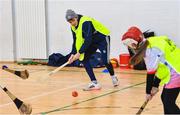 19 December 2022; Limerick hurler Aaron Costello at the inaugural GAA Vision Sports Hurling Event, which was held at at Gaelscoil Chaladh an Treoigh in Newcastle, Limerick, where Limerick hurling stars Declan Hannon and Aaron Costello were in attendance. Photo by Piaras Ó Mídheach/Sportsfile