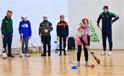 19 December 2022; Grace Gavin from Castletroy in Limerick at the inaugural GAA Vision Sports Hurling Event, which was held at at Gaelscoil Chaladh an Treoigh in Newcastle, Limerick, where Limerick hurling stars Declan Hannon and Aaron Costello were in attendance. Photo by Piaras Ó Mídheach/Sportsfile