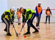 19 December 2022; Action from the inaugural GAA Vision Sports Hurling Event, which was held at at Gaelscoil Chaladh an Treoigh in Newcastle, Limerick, where Limerick hurling stars Declan Hannon and Aaron Costello were in attendance. Photo by Piaras Ó Mídheach/Sportsfile
