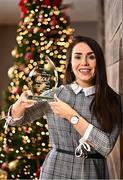 20 December 2022; Deirdre Doherty from Mayo club Charlestown is pictured with The Croke Park/LGFA Player of the Month award for November, at The Croke Park on Jones Road in Dublin. Deirdre scored 1-7, including a late winning free, in Charlestown’s Connacht Intermediate Club Final victory, before contributing all ten points for Charlestown in their currentaccount.ie All-Ireland semi-final defeat to eventual winners, Longford Slashers. Photo by Sam Barnes/Sportsfile