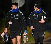 20 December 2022; Jonathan Sexton, right, and Robbie Henshaw during a Leinster Rugby training session at the UCD. Photo by David Fitzgerald/Sportsfile