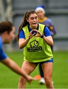 21 December 2022; Ella Roberts during a Leinster Rugby Women's training session at IRFU HPU at the Sport Ireland Campus in Dublin. Photo by Piaras Ó Mídheach/Sportsfile