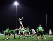 23 December 2022; Iain Henderson of Ulster wins possession in the lineout during the United Rugby Championship match between Connacht and Ulster at The Sportsground in Galway. Photo by Piaras Ó Mídheach/Sportsfile