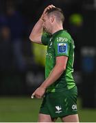 23 December 2022; Jack Carty of Connacht after kicking a conversion attempt wide, in the last play of the match, during the United Rugby Championship match between Connacht and Ulster at The Sportsground in Galway. Photo by Piaras Ó Mídheach/Sportsfile