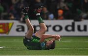 23 December 2022; Jack Carty of Connacht reacts after kicking a conversion attempt wide, in the last play of the match, during the United Rugby Championship match between Connacht and Ulster at The Sportsground in Galway. Photo by Piaras Ó Mídheach/Sportsfile