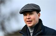 28 December 2022; Trainer Joseph O'Brien after sending out Home By The Lee to win the Jack de Bromhead Christmas Hurdle on day three of the Leopardstown Christmas Festival at Leopardstown Racecourse in Dublin. Photo by Seb Daly/Sportsfile