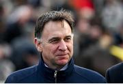 28 December 2022; Trainer Henry de Bromhead after the Jack de Bromhead Christmas Hurdle on day three of the Leopardstown Christmas Festival at Leopardstown Racecourse in Dublin. Photo by Seb Daly/Sportsfile