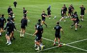 28 December 2022; Josh van der Flier, centre, and team mates during Leinster rugby squad training at Energia Park in Dublin. Photo by David Fitzgerald/Sportsfile