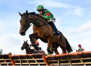28 December 2022; Ashdale Bob, with Keith Donoghue up, during the Jack de Bromhead Christmas Hurdle on day three of the Leopardstown Christmas Festival at Leopardstown Racecourse in Dublin. Photo by Seb Daly/Sportsfile