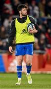 26 December 2022; Harry Byrne of Leinster during the warm-up before the United Rugby Championship match between Munster and Leinster at Thomond Park in Limerick. Photo by Piaras Ó Mídheach/Sportsfile