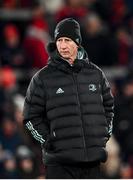 26 December 2022; Leinster head coach Leo Cullen before the United Rugby Championship match between Munster and Leinster at Thomond Park in Limerick. Photo by Piaras Ó Mídheach/Sportsfile