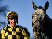 29 December 2022; Jockey Paul Townend and Gaillard Du Mesnil after winning the Neville Hotels Novice Steeplechase on day four of the Leopardstown Christmas Festival at Leopardstown Racecourse in Dublin. Photo by Seb Daly/Sportsfile