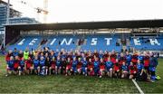 30 December 2022; Leinster and Ulster players after the Women's Interprovincial Friendly match between Leinster and Ulster at Energia Park in Dublin. Photo by David Fitzgerald/Sportsfile