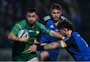 1 January 2023; Caolin Blade of Connacht is tackled by Andrew Porter of Leinster during the United Rugby Championship between Leinster and Connacht at RDS Arena in Dublin. Photo by Harry Murphy/Sportsfile