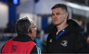 1 January 2023; Jonathan Sexton of Leinster with Leinster head of medical Professor John Ryan after the United Rugby Championship between Leinster and Connacht at RDS Arena in Dublin. Photo by Harry Murphy/Sportsfile