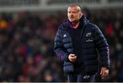 1 January 2023; Munster head coach Graham Rowntree before the United Rugby Championship between Ulster and Munster at Kingspan Stadium in Belfast. Photo by Ramsey Cardy/Sportsfile