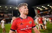1 January 2023; Ben Healy of Munster after the United Rugby Championship between Ulster and Munster at Kingspan Stadium in Belfast. Photo by Ramsey Cardy/Sportsfile