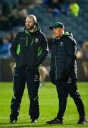 1 January 2023; Connacht head coach Peter Wilkins and director of rugby Andy Friend before e United Rugby Championship between Leinster and Connacht at RDS Arena in Dublin. Photo by Harry Murphy/Sportsfile