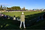 2 January 2023; A spectator looks on during the challenge match between Mayo and Sligo at James Stephen's Park in Ballina, Mayo. Photo by Piaras Ó Mídheach/Sportsfile