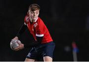 4 January 2023; Harry Watters of North East during the Shane Horgan Cup Round Three match between South East and North East at Clontarf RFC in Dublin. Photo by Harry Murphy/Sportsfile