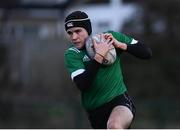 4 January 2023; Matthew McGowan of South East during the Shane Horgan Cup Round Three match between South East and North East at Clontarf RFC in Dublin. Photo by Harry Murphy/Sportsfile