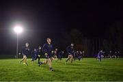 4 January 2023; Dublin players warm up before the O'Byrne Cup Group C Round 1 match between Wicklow and Dublin at Baltinglass GAA club in Baltinglass, Wicklow. Photo by Sam Barnes/Sportsfile