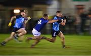 4 January 2023; Greg McEneaney of Dublin evades the tackle of Eoin Murtagh of Wicklow during the O'Byrne Cup Group C Round 1 match between Wicklow and Dublin at Baltinglass GAA club in Baltinglass, Wicklow. Photo by Sam Barnes/Sportsfile