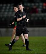 4 January 2023; Referee Darragh Byrne during the O'Byrne Cup Group B Round 1 match between Carlow and Meath at Netwatch Cullen Park in Carlow. Photo by Ray McManus/Sportsfile