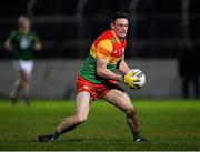 4 January 2023; Seanie Bambrick of Carlow during the O'Byrne Cup Group B Round 1 match between Carlow and Meath at Netwatch Cullen Park in Carlow. Photo by Ray McManus/Sportsfile