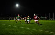 5 January 2023; Alan Cadogan of Cork is tackled by Kyle O'Connor of Kerry during the Co-Op Superstores Munster Hurling League Group 2 match between Kerry and Cork at Austin Stack Park in Tralee, Kerry. Photo by Brendan Moran/Sportsfile