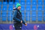 6 January 2023; Ireland strength and conditioning coach Micheál Devane before a friendly match between Ireland U20 and Leinster Development at Energia Park in Dublin. Photo by Seb Daly/Sportsfile