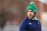 6 January 2023; Ireland assistant coach Willie Faloon before a friendly match between Ireland U20 and Leinster Development at Energia Park in Dublin. Photo by Seb Daly/Sportsfile