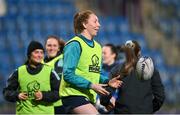 6 January 2023; Aoife McDermott during a Leinster Rugby women's captain's run at Energia Park in Dublin. Photo by Seb Daly/Sportsfile