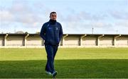 7 January 2023; Westmeath manager Dessie Dolan walks the pitch before the O'Byrne Cup Group A Round 2 match between Westmeath and Wexford at The Downs GAA club in Mullingar, Westmeath. Photo by Sam Barnes/Sportsfile