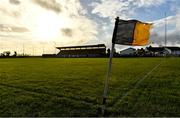 7 January 2023; A general view of a sideline flag before the O'Byrne Cup Group A Round 2 match between Westmeath and Wexford at The Downs GAA club in Mullingar, Westmeath. Photo by Sam Barnes/Sportsfile
