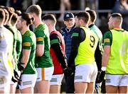 7 January 2023; Meath manager Colm O'Rourke with his players before the O'Byrne Cup Group B Round 2 match between Meath and Laois at Páirc Tailteann in Navan, Meath. Photo by Piaras Ó Mídheach/Sportsfile
