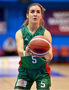 7 January 2023; Dayna Finn of Trinity Meteors during the Basketball Ireland Paudie O'Connor Cup Semi-Final match between DCU Mercy and Trinity Meteors at Neptune Stadium in Cork. Photo by Brendan Moran/Sportsfile
